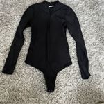 Lululemon Abercrombie and Fitch Black zip up long sleeve body suit size medium Photo 0