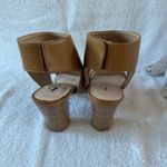Corkys Reno Tan Heeled Sandals NIB 8 neutral fall ankle wrap Velcro Photo 4