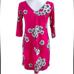 Leota  Reversible Dress Pink Floral Sheath 3X Stretch New NWT Photo 3