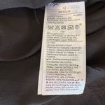 Banana Republic  Black T Shirt Dot‎ Dress Fringed Hem Sleeveless Sheath Sz 10 Photo 10