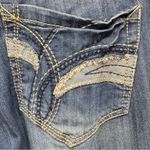 1st Kiss Root Bootcut Embellished Jeans Distressed Thrashed Low Rise Medium Wash Photo 3