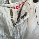 Johnny Was Pete and Greta  Shorts Womens 6 Linen Gray Bermuda Lightweight Photo 2