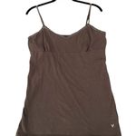 American Eagle Vintage Y2K Cami Tank Top Beaded Trim Fairy Boho Grunge Size XL Photo 0