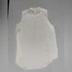 💜 NWT Simply Styled Sheer Tank Top Blouse White Size M Photo 1
