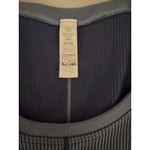 Aerie Offline by Seamless Scoopneck Ribbed Blue Crop Top Size XS EUC Photo 2