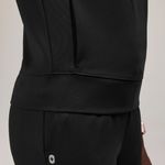 FIGS Mira FORMx V-Neck Scrub Top in Black, Size Small Photo 5