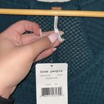 Free People “Drippy” thermal in turquoise size XSmall Photo 1