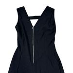 D. Exterior Black Jumpsuit Deep V Photo 5