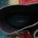 Anthropologie  Klub Nico Brown Leather Fringe Boots Photo 6