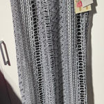 Women’s Miken Small Swimsuit Cover Up Pants Black & White NWT Photo 0