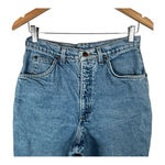 Lands' End Flannel Lined Mom Jeans Medium Wash Women Size 10 Regular Photo 1