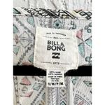 Billabong  Geometric Print Salty Waves Kimono Cardigan White Women's Size S/M/P/M Photo 5