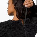 Lululemon Wool Whenever Crew Neck Sweater Wool Blend Sherpa Black Size 2 Photo 9