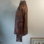 Westbound Vintage  Size 12 Paisley Psychedelic Print 80’s Long Sleeve Blouse Photo 9