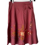 Jiayangyiman Japanese Size 38 US 2 XS Pink Floral Sequin Artsy Boho Skirt Photo 0