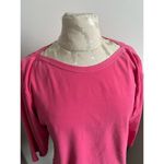 Talbots  Women's 3/4 Sleeve Boat Neck Casual Pink Top Large Photo 1