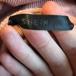 SheIn women’s pink turtle neck hoodie size small Photo 2