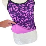 Champion  pink and purple stretch athletic racerback tank top women’s medium Photo 6