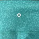 Lululemon Wunder Train High Rise Crop Leggings Crunch Teal Lagoon Athleisure Photo 6