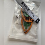 Western ethnic style cactus hollow water drop dangle wooden‎ earrings Tan Photo 10