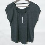 Head  M Dark Gray Reflective Athletic Top Photo 4