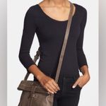 Frye  Artisan Foldover Brown Leather Crossbody Bag Photo 10