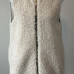 Aritzia Wilfred Full Zip Sleeveless Fleece Vest Beige Size XS Photo 0