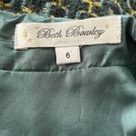 Vintage Beth Bowley Pencil Skirt Sz 6 Tweed Wool Blend Green Photo 2