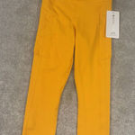 Athleta NWT  Ultimate Stash II Capri Legging Radiant Sunshine Xs ‎ Retail $99 Photo 0