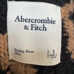 Abercrombie & Fitch  Leopard Cheetah Print Open Knit Cardigan Sweater Small Photo 4