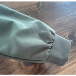 Hippie Rose ⭐️  Sequinned Patch Bomber Jacket Army Green Coat‎ Outerwear Size XL Photo 6