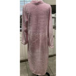 Celestial Dreams Pink Soft Cozy Waffle Plush Robe Zip Front Pkts Sz L EUC Size L Photo 2