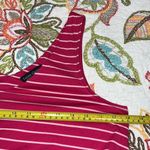Faded Glory  womens size medium (8-10) sleeveless maxi pink white striped V-neck Photo 4