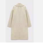 ZARA NWT  OVERSIZED BlOGGERS FAVE MAXI LONG COAT BEIGE SZ-XL Photo 6