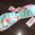 Juicy Couture 🎁  Chevron Floral Bandeau Bikini Top Photo 1