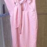 Peach Sleeveless Wide Leg Jumpsuit Size Small Photo 1