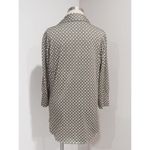 Verve Ami  Women's White, Black, Mustard Geometric Print Stretch Shirt Size XL Photo 4