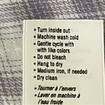 Paige  Lavender & White Plaid cotton button down shirt with chest pocket Medium Photo 12