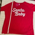 Isabel Maternity Santa Baby Long Sleeve Holiday Tee Red Size undefined Photo 6