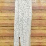 Entro Long Maxi Dress Gray Snakeskin Size M Sleeveless Casual Lounge Summer Beach Photo 4