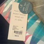 Cacique Swim by  Women's Blue Capri Swim Leggings Photo 2