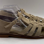 Free People Willow Suede Fisherman Sandals in Beige Size 9 Photo 0