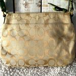 Coach  Poppy Daisy signature swing pack Green/Khaki Crossbody Bag Purse Photo 7