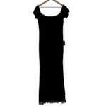 Lulus Faizah Black Mesh Off Photo 1