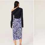 Jason Wu EUC  x RTR Blue White Midi Skirt Size 2 Photo 1