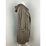 All Saints Portere Draped Hooded Parka in Army Green 4 Photo 7