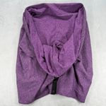Lululemon  Rulu Reversible Purple Heathered Snap Vinyasa Infiniti Scarf Wrap Yoga Photo 3