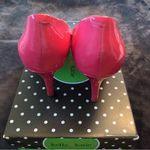 Kelly & Katie fuschia patent leather open-toe pumps Size 7.5 Photo 5