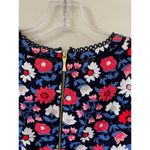 Kate Spade Daisy Jacquard Sleeveless Sheath Mini Dress Navy Blue Pink Size 2 Photo 4