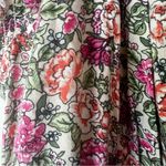 Old Navy Waist-Defined Smocked Floral-Print Midi Dress Pink Ditsy Floral SIZE XL Photo 8